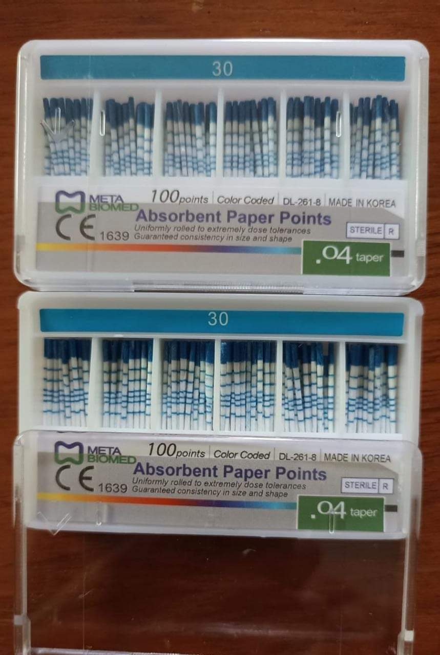 Meta Biomed Absorbent Paper Point - 4%