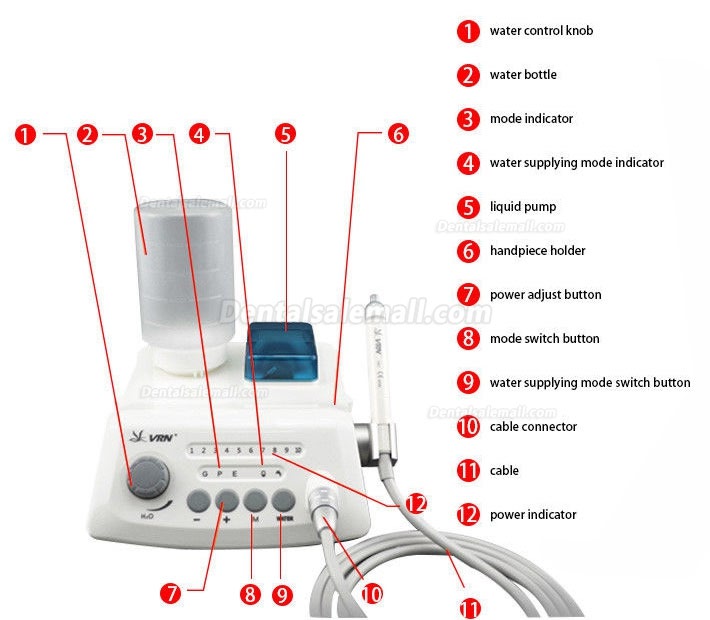 VRN A8 Ultrasonic Dental Scaler