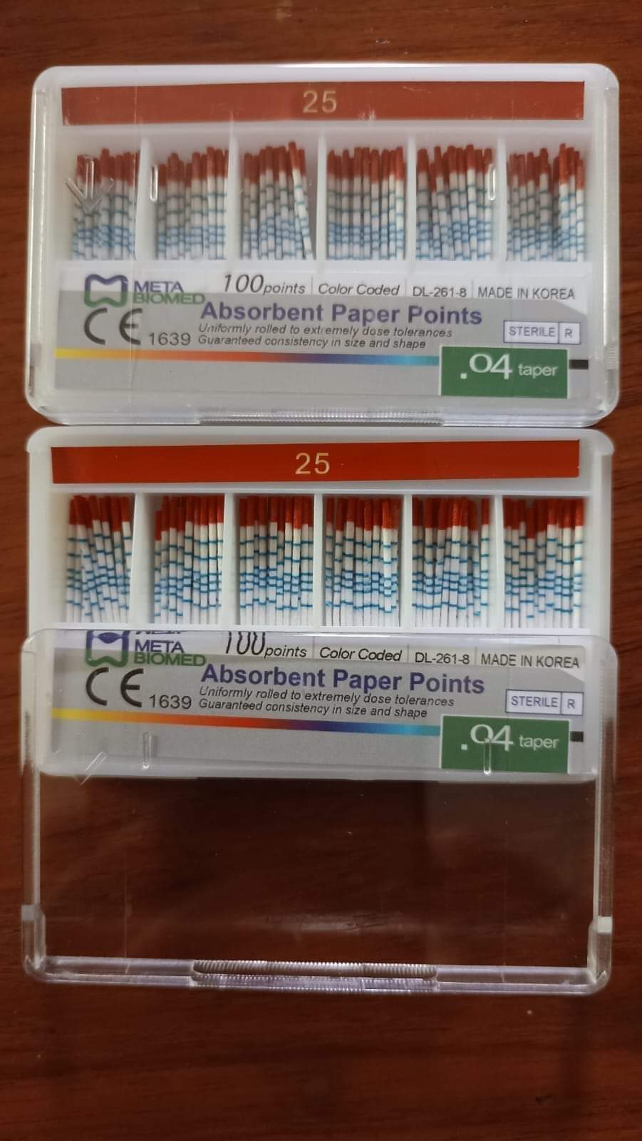 Meta Biomed Absorbent Paper Point - 4%