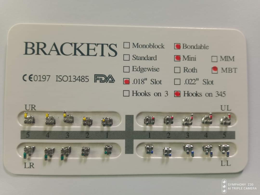 Bondable Mesh Metal Bracket With Hook (3,4,5)