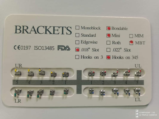 Bondable Mesh Metal Bracket With Hook (3,4,5)