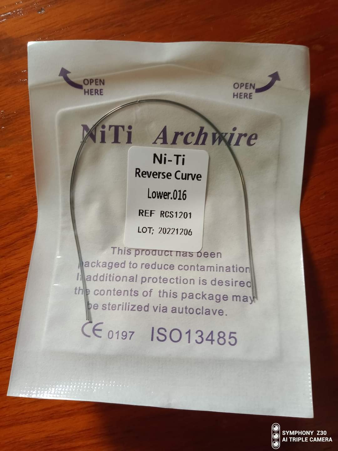 Niti Reverse Curve Of Spee