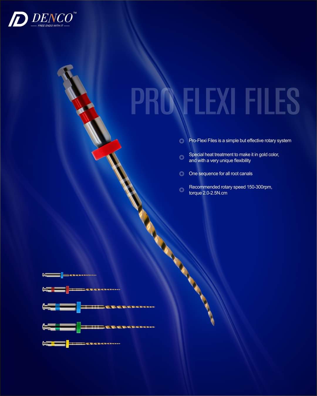 Pro-Flexi 4 File Blue 4 Percent