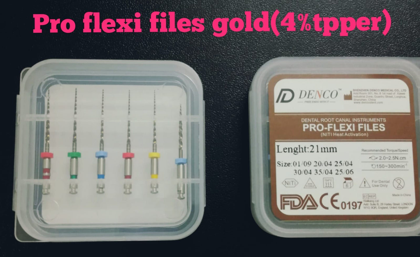 Pro-Flexi 6 File Gold 4 Percent